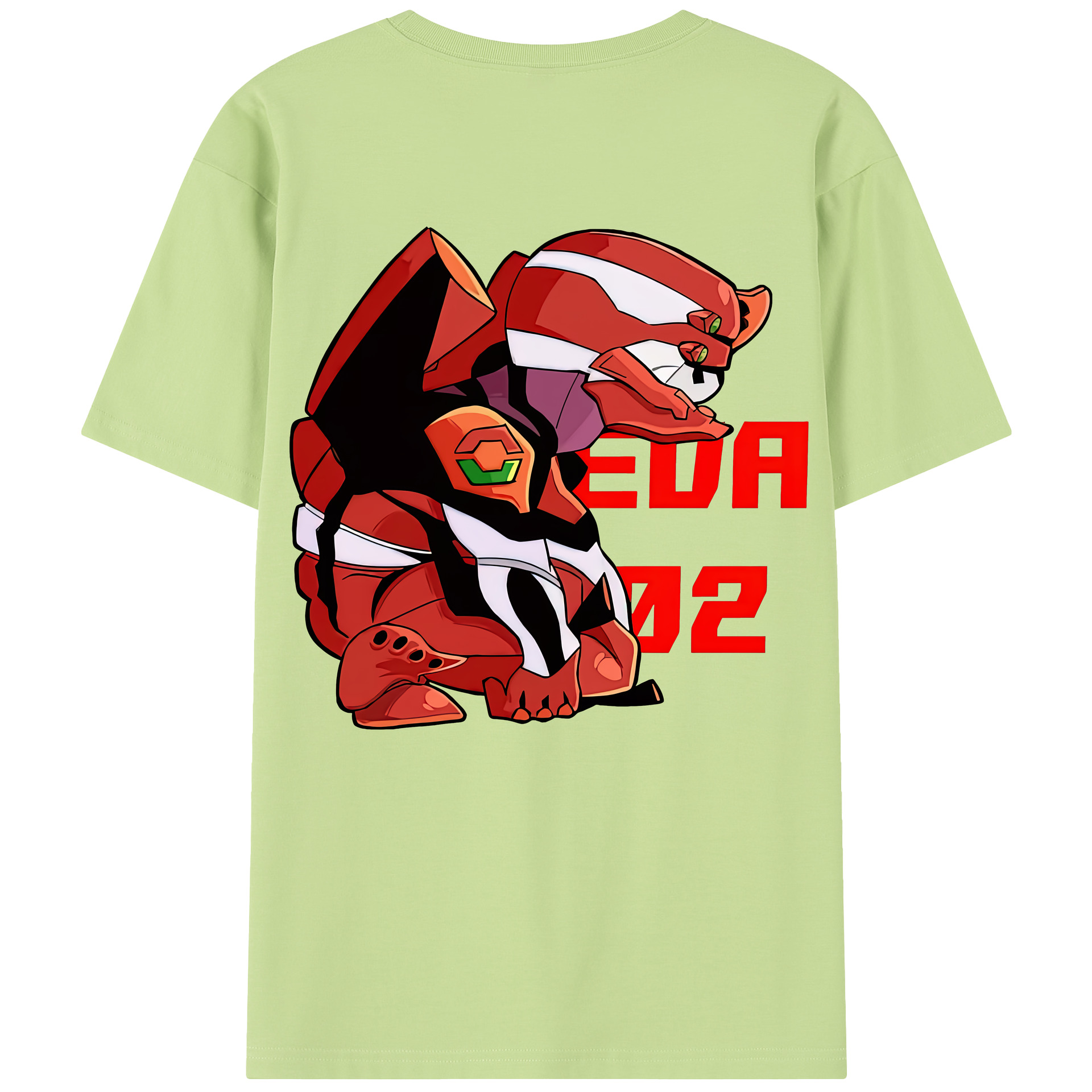 （画像用） EVA 新世紀エヴァンゲリオン 綿100％半袖Tシャツ（背面プリント）